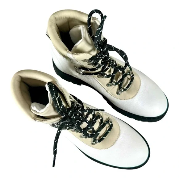 & Other Stories Women’s Leather Lace-Up Hiking Boots US 7 - Picture 7 of 16